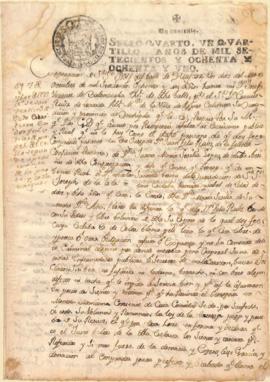 Compraventa de un esclava blanca de nombre Isabel de 19 años Juana Maria Cecilia López de Nava ve...