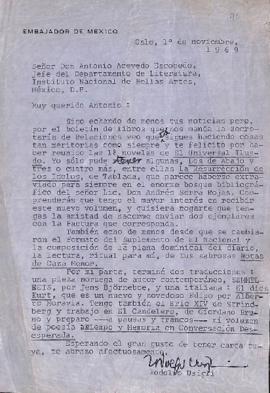 Carta de Rodolfo Usigli