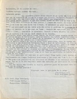 Carta de Hugo Rodríguez Urruty