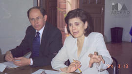 Alejandro Lozano y Sari Bermúdez