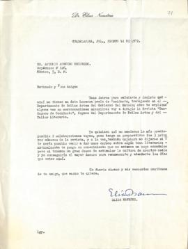 Carta de Elías Nandino