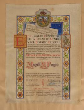 Diploma del Mérito Cívico