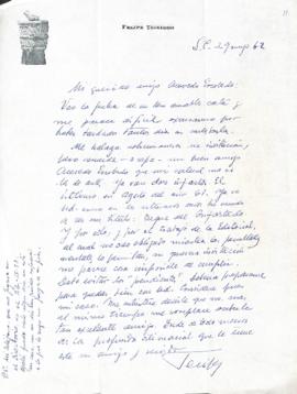 Carta de Felipe Teixidor