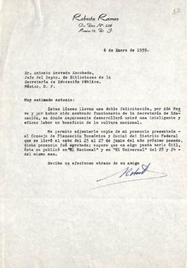 Carta de Roberto Ramos