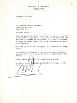 Carta de Manuel E. Russek