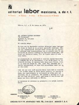 Carta de Ramón Serrano
