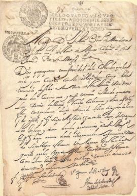 Orden para el pago de tributos y derechos