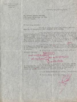 Carta de José Pascual Soler