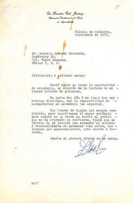 Carta de Francisco Guel Jiménex