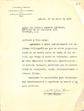 Carta de Alfonso Teja Zabre