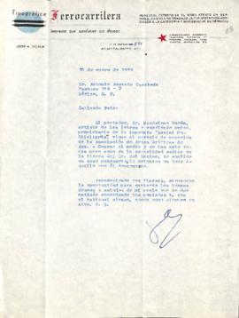 Carta de José A. Ochoa