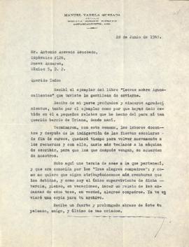 Carta de Manuel Varela Quezada