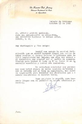 Carta de Francisco Guel Jiménez