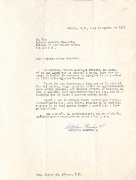Carta de Catalina Perchez V.