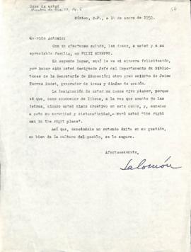 Carta de Salomón Kahan