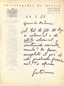 Carta de Gutierre Tibón