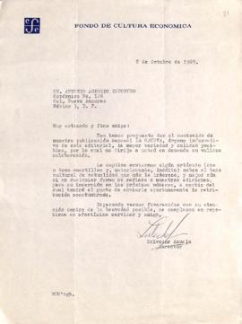 Carta de Salvador Azuela