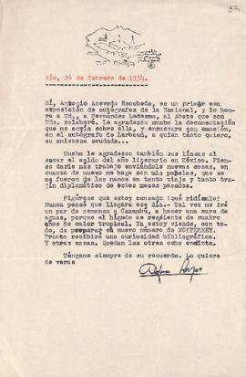 Carta de Alfonso Reyes