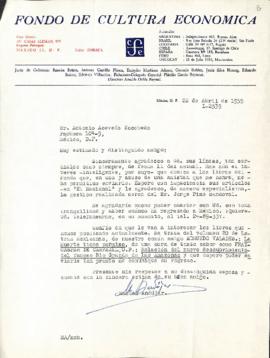 Carta de Manuel Andújar