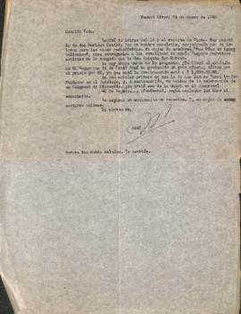 Carta de Jorge Piñó Sandoval