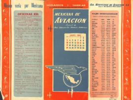 Folleto Mexicana de Aviación