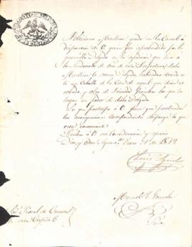Comunicación al Fiscal de Causas de Aguascalientes
