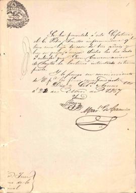 Comunicación al Juez en turno de lo Criminal